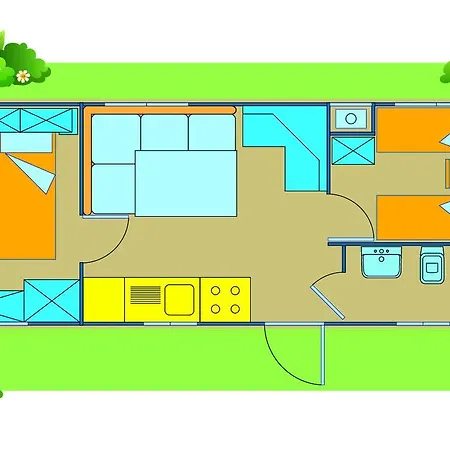 Happy Camp Mobile Homes In Village Paestum 4* Eboli